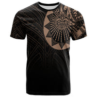 Polynesian Full Sleeve Tattoo T Shirt Blush Color LT7 Unisex Black - Polynesian Pride