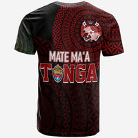 Custom Aussie Wallabies Mix Mate Maa Tonga T Shirt Ver 02 LT7 - Polynesian Pride
