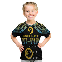 Vanuatu Proud To Be A Ni-Van - Polynesian Pattern T Shirt KID - Sanma Province LT7 - Polynesian Pride