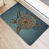 Turtle Flower Pattern Culture Door Mat AH - Polynesian Pride