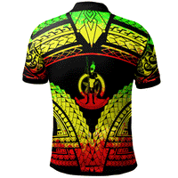 Vanuatu Polo Shirt A Piece Of My Heart - Polynesian Pride