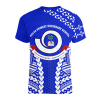 Aulua Primary/Secondary School V neck T Shirt Ver.02 LT13 - Polynesian Pride