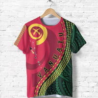 Vanuatu T Shirt Vanuatuan Flag Map Generation IV K6 Unisex Red - Polynesian Pride