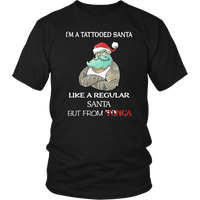 Tonga T Shirt Im A Tattooed Santa - Polynesian Pride