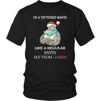 Samoa T Shirt Im A Tattooed Santa - Polynesian Pride