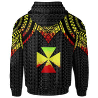 Wallis and Futuna Hoodie Polynesian Armor Style Reagge - Polynesian Pride