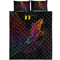 Wallis and Futuna Quilt Bed Set - Butterfly Polynesian Style - Polynesian Pride