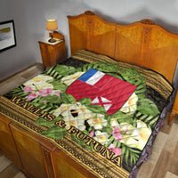 Wallis and Futuna Premium Quilt - Polynesian Gold Patterns Collection - Polynesian Pride