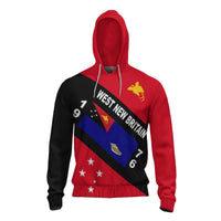Papua New Guinea Hoodie West New Britain Province Unisex Red - Polynesian Pride