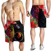 Yap State Men's Shorts - Tropical Hippie Style - Polynesian Pride
