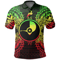 Yap Polo Shirt Yap Flag Map Polynesian Tattoo Reggae Unisex Reggae - Polynesian Pride