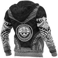Yap Polynesian Chief Hoodie Black Version - Polynesian Pride