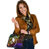 Yap Shoulder Handbag - Rainbow Polynesian Pattern - Polynesian Pride