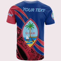 Guam T Shirt Custom Symmetrical Lines - Polynesian Pride