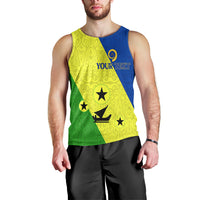 (Custom Personalised) Vanuatu Malampa Province - Men Tank Top - Flag Style - LT12 - Polynesian Pride