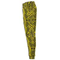 Polynesian Symmetry Yellow Joggers - Polynesian Pride