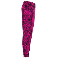 Polynesian Symmetry Pink Joggers - Polynesian Pride