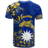 Nauru Independence The Way Of Water T Shirt LT2 - Polynesian Pride