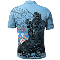 Tonga Polynesian Custom A.F.C Polo Shirt Tongan Warriors - Polynesian Pride