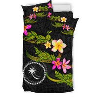 Chuuk Polynesian Custom Personalised Bedding Set - Plumeria Tribal - Polynesian Pride