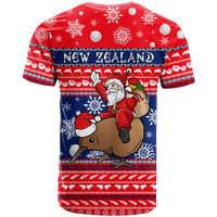 New Zealand Maori Meri Kirihimete T Shirt LT2 - Polynesian Pride