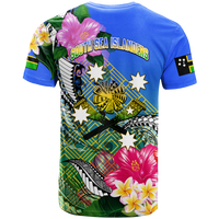 Custom South Sea Islanders Kanakas Hibiscus Polynesia T Shirt LT2 - Polynesian Pride