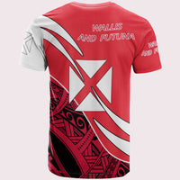Wallis and Futuna T Shirt Symmetrical Lines - Polynesian Pride
