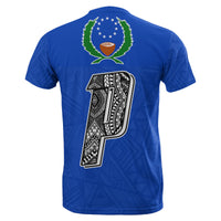 Pohnpei All Over T Shirt Pohnpei Flag Micronesia Style - Polynesian Pride