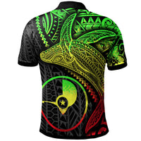 Yap Polo Shirt Humpback Whale and Coat of Arms Reggae - Polynesian Pride
