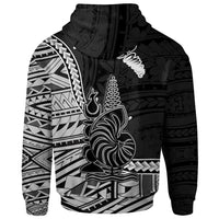 New Caledonia Islands Hoodie Kaala Gomen Seal of New Caledonia Polynesian Patterns - Polynesian Pride