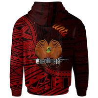 Papua New Guinea Hoodie mbunti Polynesian Patterns - Polynesian Pride