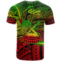 American Samoa T Shirt Tula Polynesian Reggae Patterns - Polynesian Pride