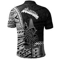 New Caledonia Islands Polo Shirt Noumea Seal Of Kanaky Polynesian Patterns - Polynesian Pride