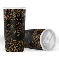 Polynesian Tumbler - Gold Sea Turtle - Polynesian Pride