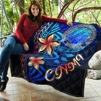 Northern Mariana Islands Premium Quilt - Vintage Tribal Mountain - Polynesian Pride