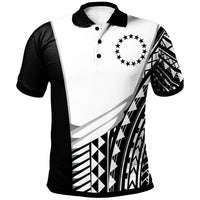 Cook Islands Custom Polo Shirt Athletes Style Unisex White - Polynesian Pride