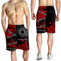 Cook Islands Polynesian Personalised Men's Shorts - Polynesian Chain Style - Polynesian Pride