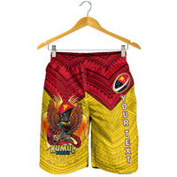 (Custom Personalised) Papua New Guinea Rugby Kumul Pride Men Short - LT2 - Polynesian Pride