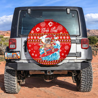 (Custom Personalised) Hawaii Christmas Santas Surf Mele Kalikimaka Spare Tire Cover- LT2 - Polynesian Pride