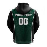 Custom Hawaii Volleyball Green Warrior Hoodie LT2 - Polynesian Pride