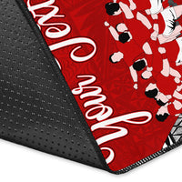 (Custom Personalised) Tonga Rugby Ikale Tahi Sipi Tau Area Rug - LT2 - Polynesian Pride