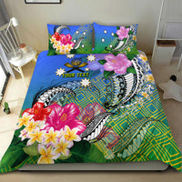 (Custom Personalised) South Sea Islanders Kanakas Hibiscus Polynesia Bedding Set - LT2 BLUE - Polynesian Pride