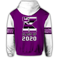 Custom Hawaii Hoodie Pearl City High Custom Your Class Zip Hoodie - Polynesian Pride