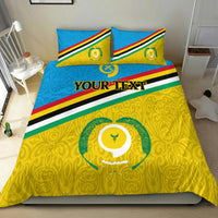 (Custom Personalised) Vanuatu Torba Province Bedding Set - Flag Style - LT12 - Polynesian Pride