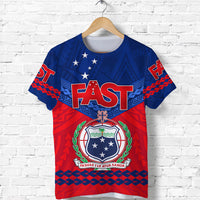 Custom Samoa FAST Party T Shirt Simple Style LT8 - Polynesian Pride