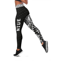Niue Uga Leggings (White) A6 - Polynesian Pride