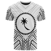 Chuuk State T Shirt Chuuk State Seal Tribal Patterns Unisex Black - Polynesian Pride