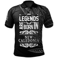 New Caledonia Polo Shirt Legends Are Born In White Color Unisex White - Polynesian Pride