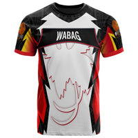 Papua New Guinea T Shirt Wabag PNG Coat Of Arms Unisex Red Black - Polynesian Pride