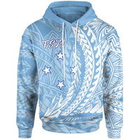 Federated States of Micronesia Hoodie Wings Style Flag Color Unisex Blue - Polynesian Pride